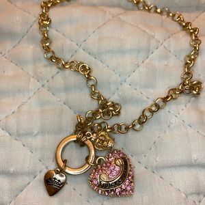 Juicy Couture charm necklace